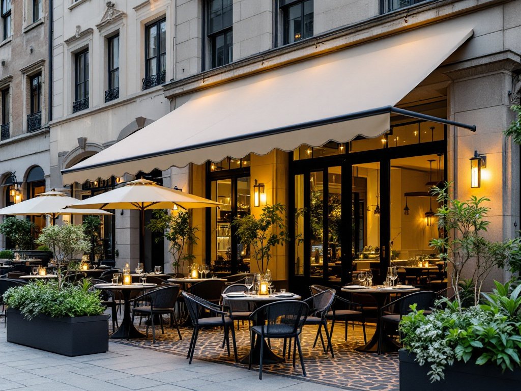 Store banne restaurant : valorisez votre terrasse avec style